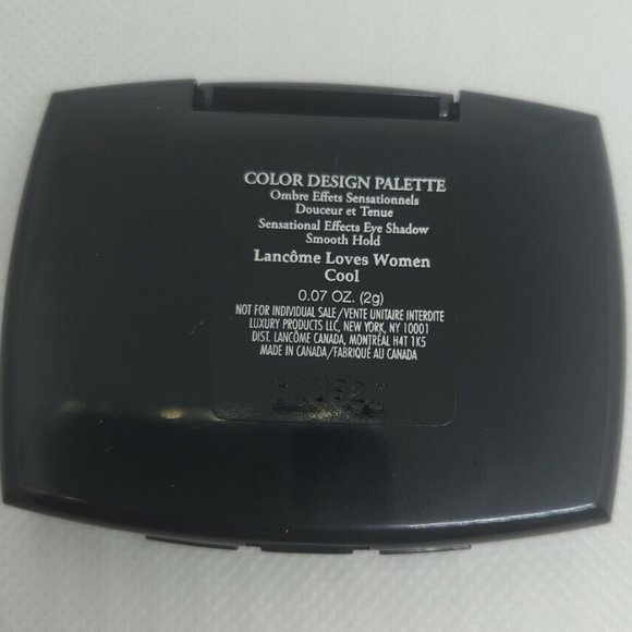 Lancome Loves Women Cool Color Design Eyeshadow Palette 5 Eye Shadow Colors NEW - Picture 5 of 5
